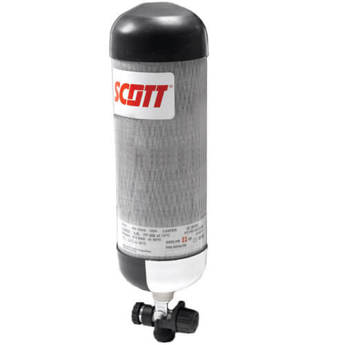 9.0 Litre, 207 Bar, Carbon Fbre Fully Wrapped Aluminium Composite Cylinder