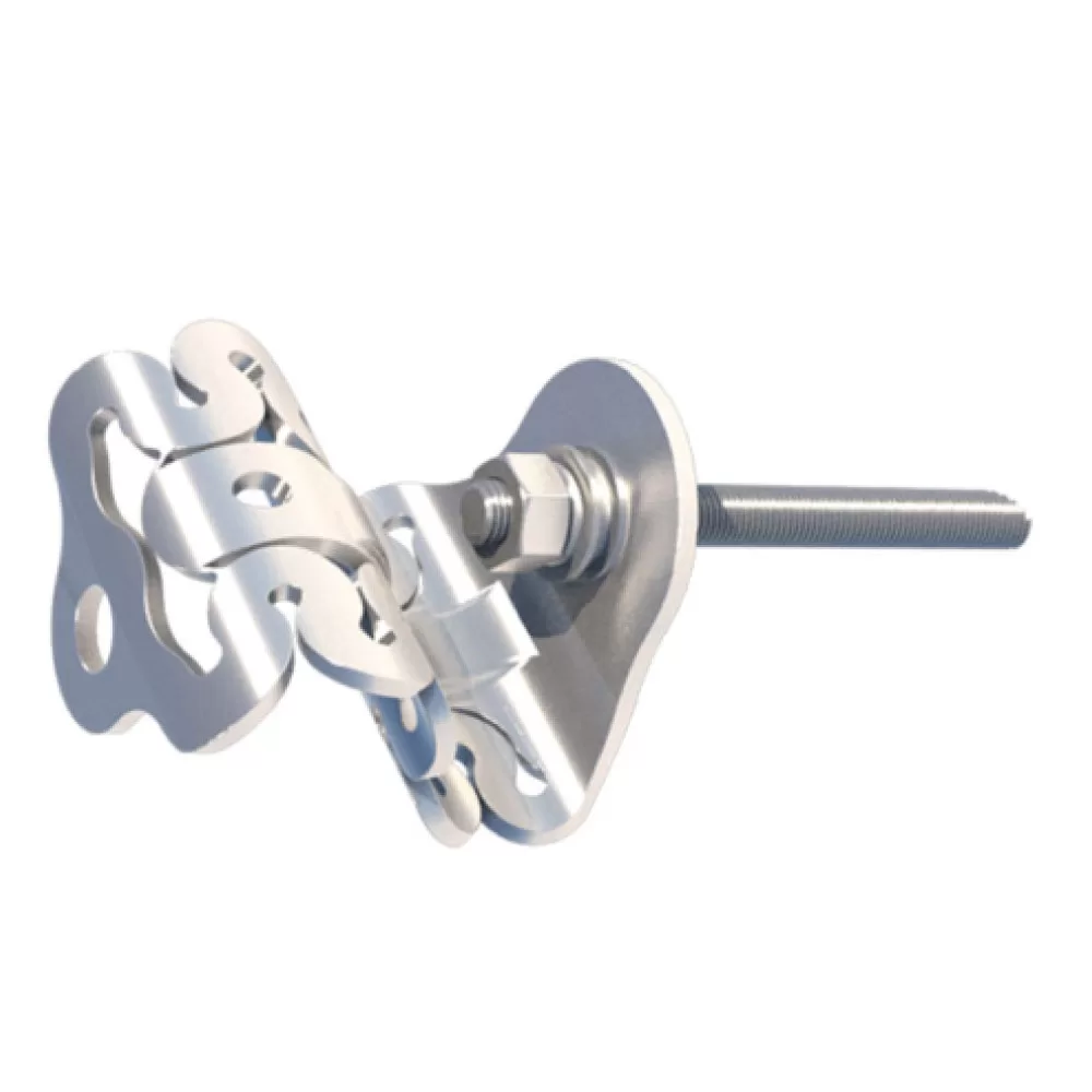 Wall Mounted Horizontal Lifeline Donutlink Frogline – Concrete End