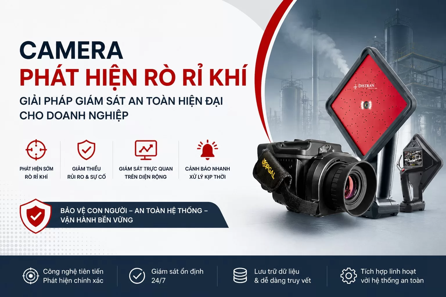 Camera Phát Hiện Rò Rỉ Khí Là Gì? Công Nghệ Phát Hiện Sớm Rò Rỉ Hiệu Quả