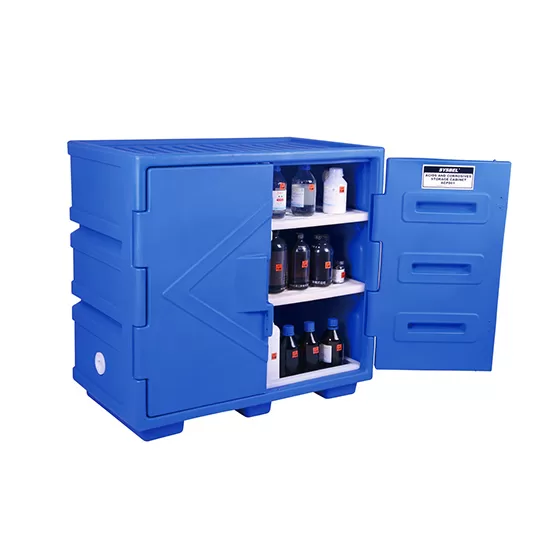 FM, CE Approved 22 Gal Polyethylene Corrosive Cabinet