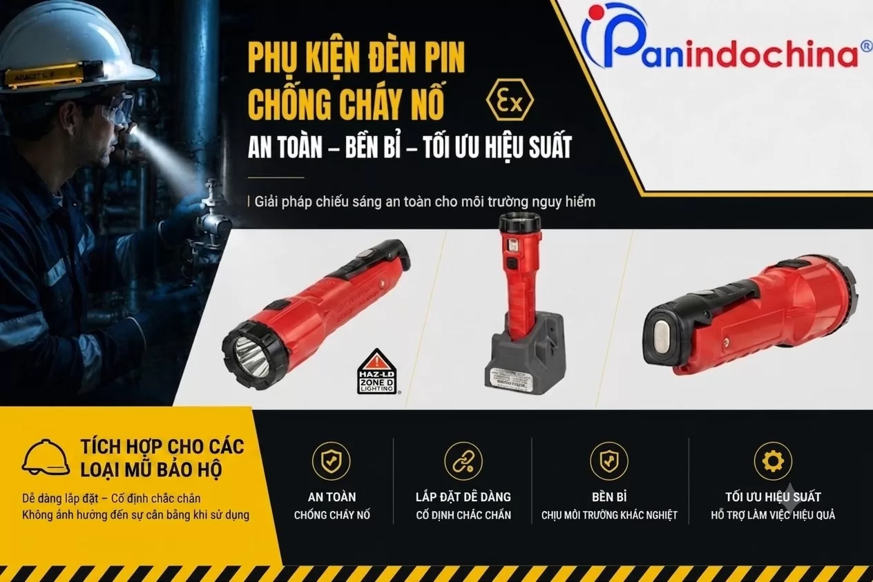 Đèn Pin Chống Cháy Nổ: Giải Pháp Chiếu Sáng An Toàn Cho Môi Trường Nguy Hiểm