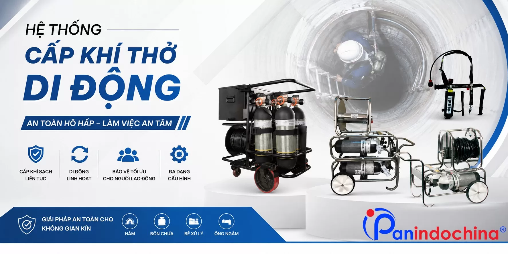 Hệ Thống Cấp Khí Thở Di Động Cho Không Gian Hạn Chế Có Gì Đặc Biệt?