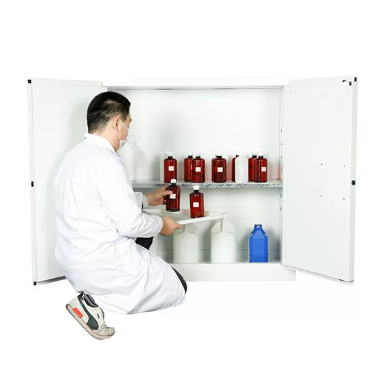 SYSBEL CE and FM Approved 30 Gal Toxic Chemical Safety Storage Cabinet