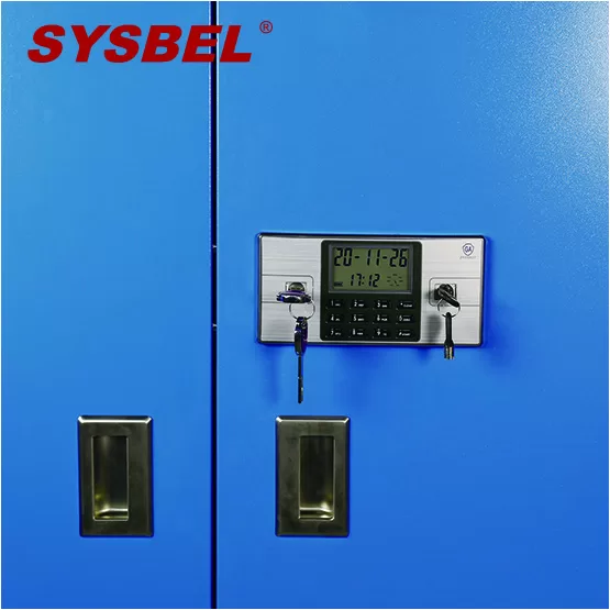 SYSBEL CE, GA Approved 45 Gal 2 Door Explosive Chemical Storage Safety Cabinet With GA Password Lock