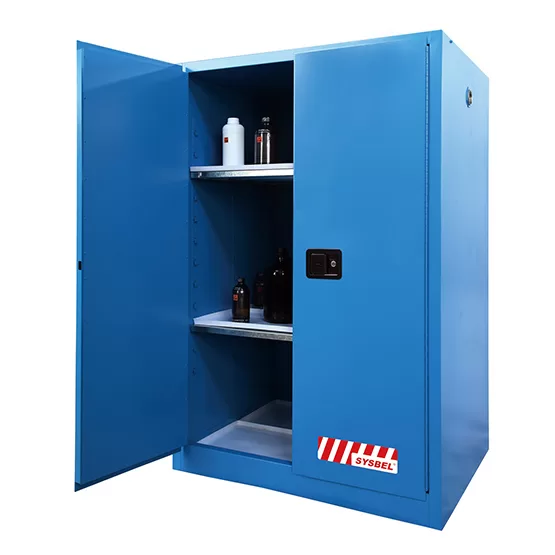 SYSBEL CE and FM Approved 90 Gal Weakly corrosive liquid safety storage cabinet
