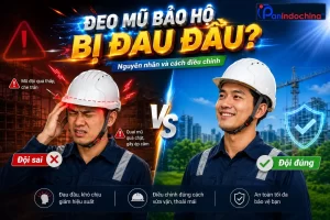 Đeo Mũ Bảo Hộ Đúng Cách Bảo Vệ An Toàn Tính Mạng Của Bạn Thoải Mái Làm Việc Trong Suốt Ca Làm Của Bạn