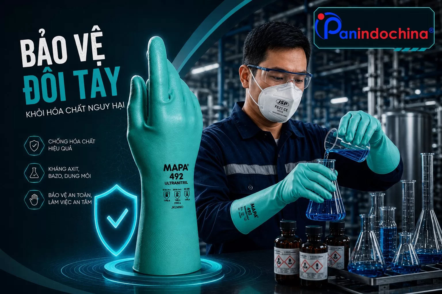 Găng Tay Chống Hóa Chất Là Gì? Vì Sao Găng Tay Thường Không Đủ Đảm Bảo An Toàn