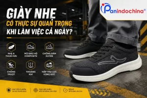 Một đôi giày nhẹ, thoải mái và đạt chuẩn bảo hộ sẽ giúp bạn làm việc hiệu quả hơn, đồng thời giảm áp lực lên đôi chân trong suốt cả ngày.