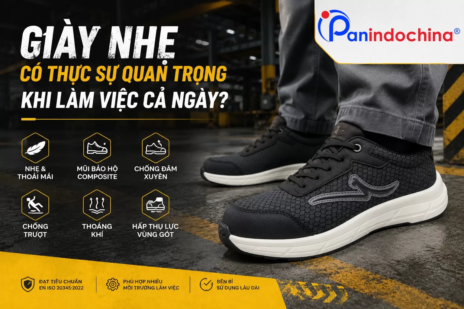 Giày Bảo Hộ Nhẹ Có Thực Sự Quan Trọng Khi Làm Việc Cả Ngày?