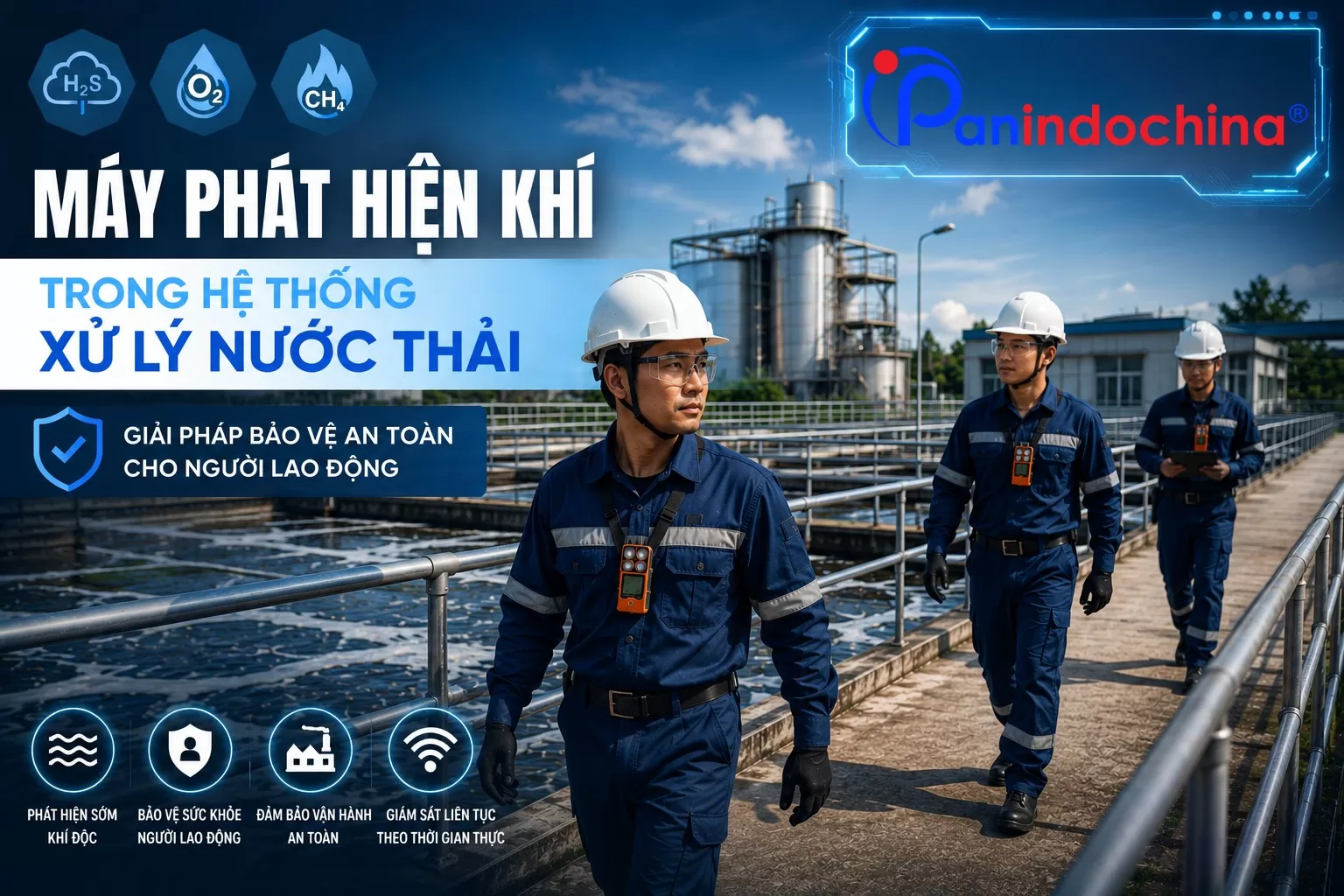 Máy Phát Hiện Khí Trong Hệ Thống Xử Lý Nước Thải