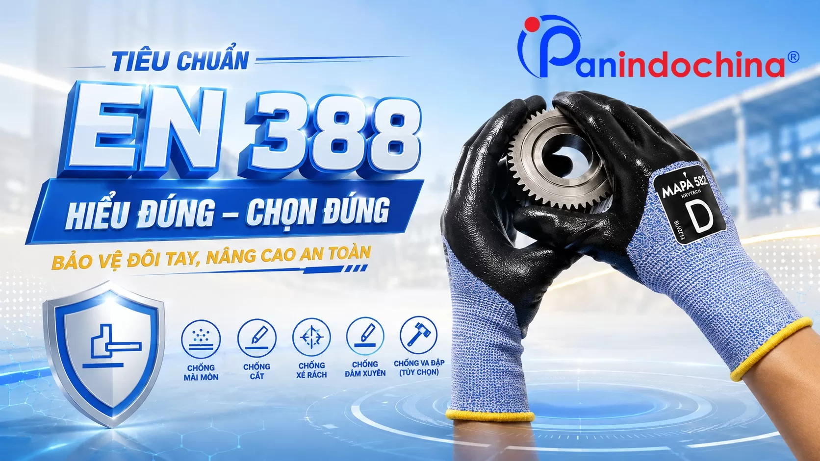 Tiêu Chuẩn EN 388 Trên Găng Tay Chống Cắt Có Ý Nghĩa Gì?