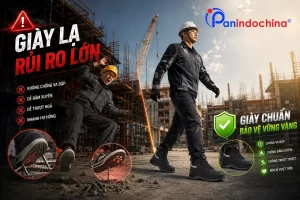 Giày Bảo Hộ Không Chỉ Là Trang Bị, Mà Là Lá Chắn Bảo Vệ Đôi Chân Trước Những Rủi Ro Tiềm Ẩn Tại Công Trường.