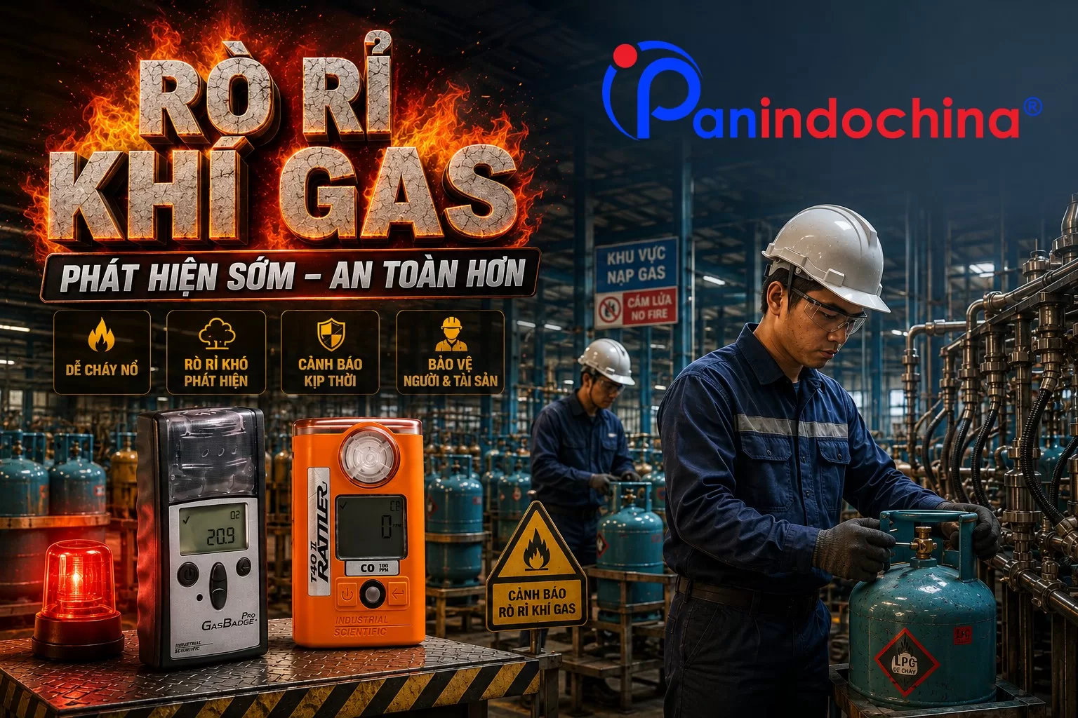 Rò Rỉ Khí Gas Ở Kho Xưởng Nguy Hiểm Như Thế Nào?