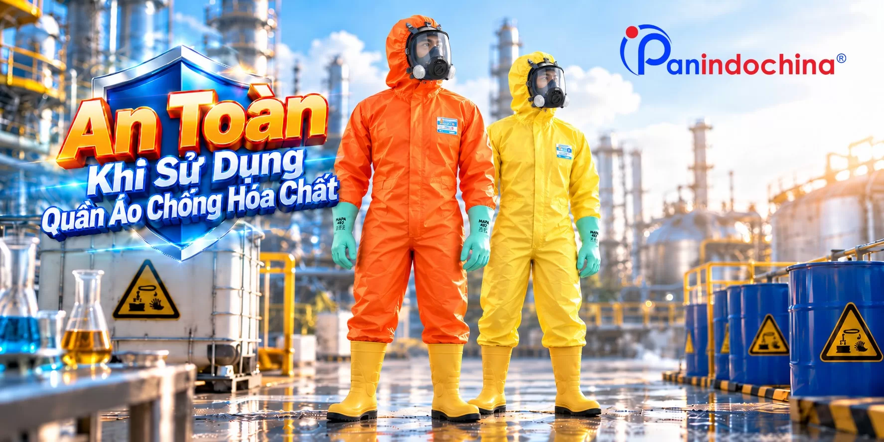 Hướng Dẫn An Toàn Khi Sử Dụng Quần Áo Bảo Hộ Chống Hóa Chất