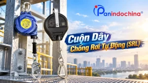 Cuộn dây chống rơi tự động (SRL) giúp kiểm soát khoảng cách rơi, hỗ trợ bảo vệ người lao động an toàn hơn khi làm việc trên cao trong nhiều môi trường công nghiệp và xây dựng.